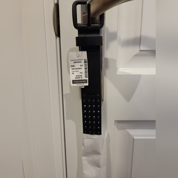 Brave Leather Belt - Size 34 - Black - Picture 2 of 8